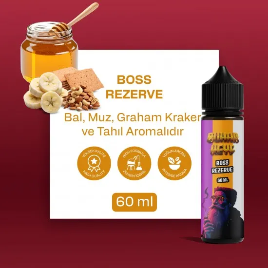 BHK Boss Rezerve Likit - Honey Banana Cereal 60ML