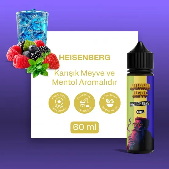 BHK Heisenberg Likit - Vampire Vape Aromalı Meyve Mentol 60ML