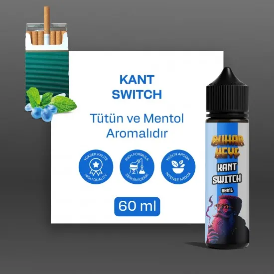 BHK Kant Switch Likit - Tütün Mentol Aromalı 60ML