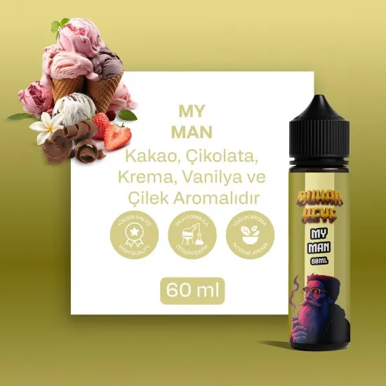 BHK My Man Likit - OHW My Man Klonu Neapolitan 60ML