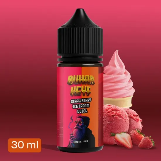 bhk vozol strawberry ice cream salt likit 30ml cilekli dondurma