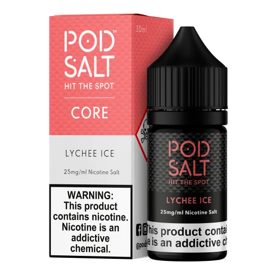 Pod Salt - CORE - LYCHEE ICE Salt Likit 30ML