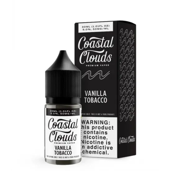 Coastal Clouds Vanilla Tobacco 30mL Salt Likit