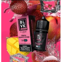 BLVK Bar Peach Mango Lychee Ice Salt Likit 30ml