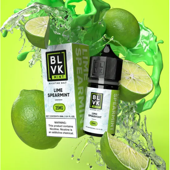 BLVK Salt Lime Spearmint 60ml - Buharkeyf