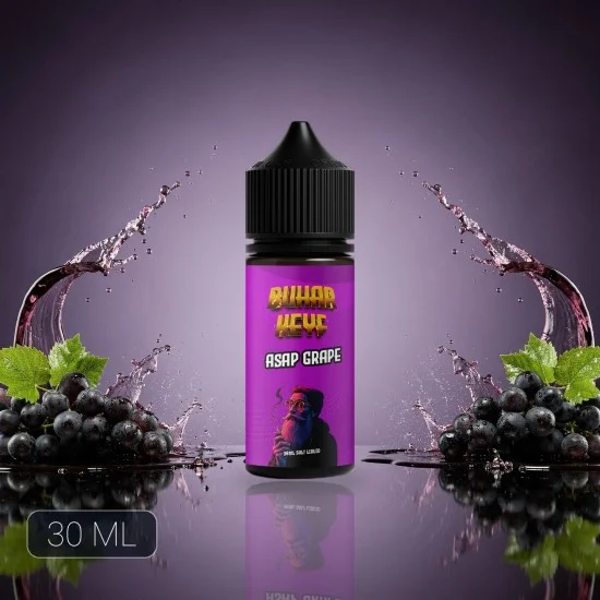 bhk asap grape salt likit 30ml siyah uzum aromali