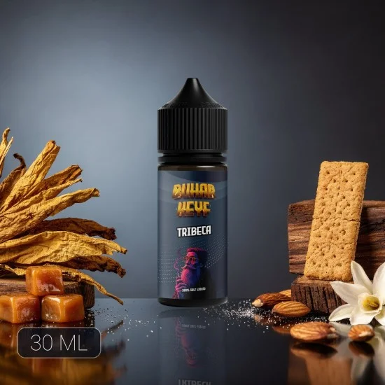 bhk tribeca salt likit 30ml tutun karamel cerez aromali