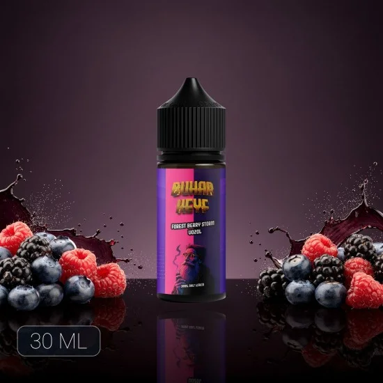 bhk forest berry storm salt likit 30ml vozol orman meyveli
