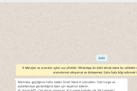 Müşteri Yorumu