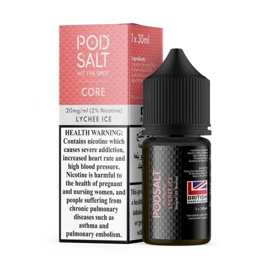 Pod Salt - CORE - LYCHEE ICE Salt Likit 30ML