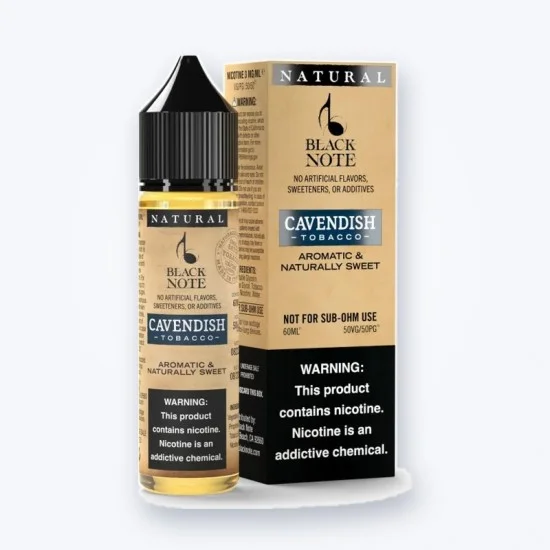 Black Note Cavendish Tobacco 60ML