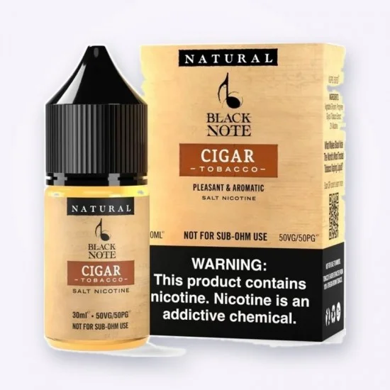 Black Note Cigar Tobacco 30ML Salt Likit