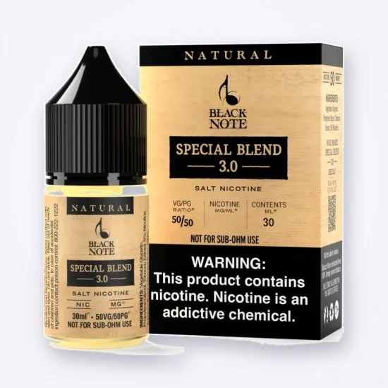 Black Note Special Blend Tobacco 30ML Salt Likit