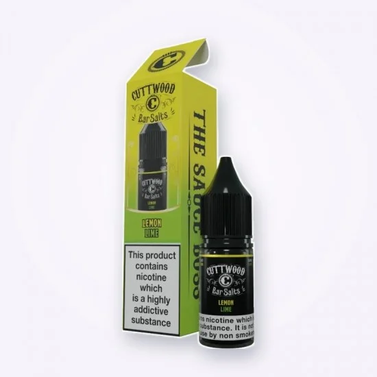 Cuttwood Bar Salts Lemon Lime 10ML Salt Likit
