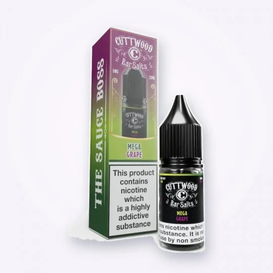 Cuttwood Bar Salts Mega Grape 10ML Salt Likit