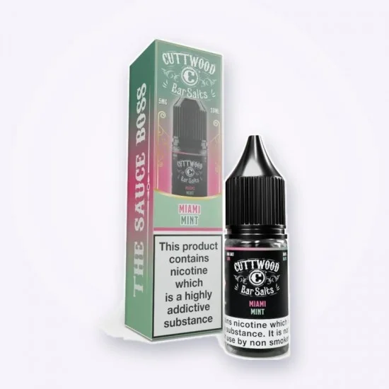 Cuttwood Bar Salts Miami Mint 10ML Salt Likit