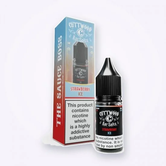Cuttwood Bar Salts Strawberry Ice 10ML Salt Likit