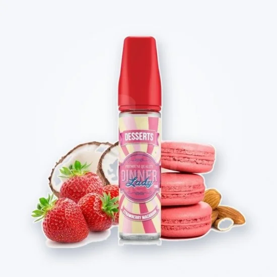 Dinner Lady Strawberry Macaroon 60ML