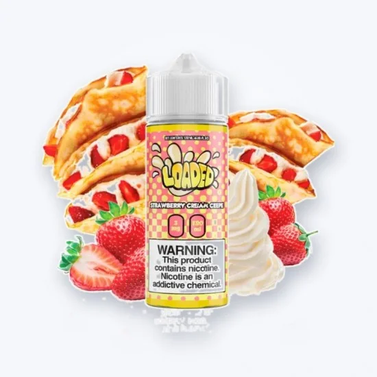 Loaded Strawberry Cream Crepe 120ML