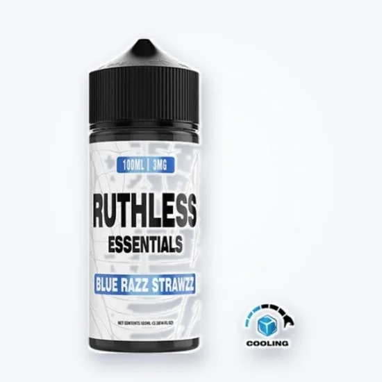 Ruthless Essential Blue Razz Strawzz 100ML