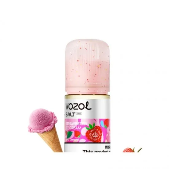 Vozol Salt Prime Strawberry Ice Cream 30ML Salt Likit