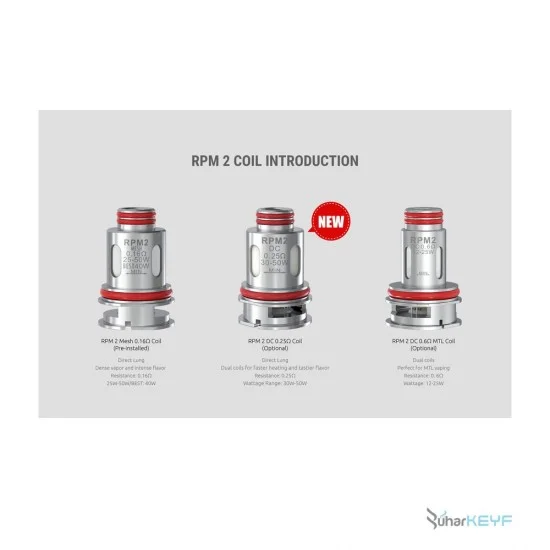 SMOK RPM 2 Yedek Coil 5li Paket - Buharkeyf
